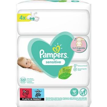 PAMPERS vlhčené obrúsky XXL Sensitive 4× 80 ks (8001841062754)