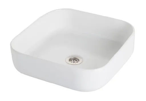 OLSEN SPA - Umývadlo na dosku NOVA 42×42 cm biele lesklé OLKGNO28MUL0099