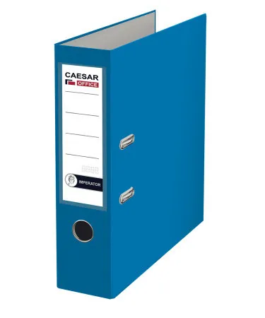 Zakladač A4 8cm pákový PP Imperator Rado svetlo modrý prstokrúžok bez líšt