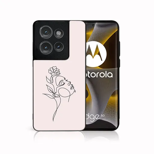 MY ART Ochranný kryt pre Motorola Edge 50 ROSE GIRL (198)