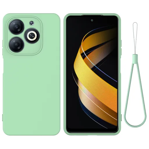 RUBBER Ochranný kryt pre Infinix Smart 8 zelený