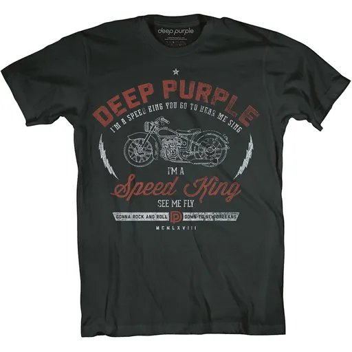 Deep Purple tričko Speed King Čierna S