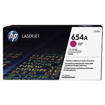 HP originál toner CF333A, magenta, 15000str., HP 654A, HP Color LaserJet Enterprise M651dn, M651n, M651xh, O, purpurová