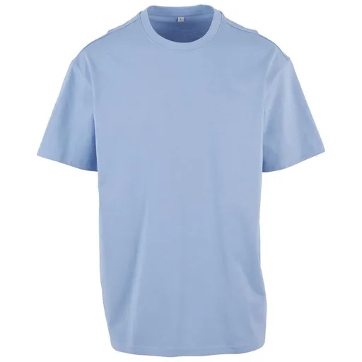 Build Your Brand Pánske tričko Heavy Oversize Tee - Svetlomodrá | XL
