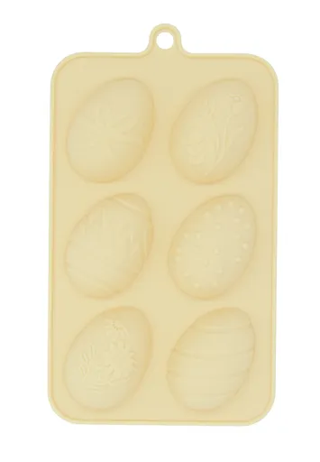 Silikónová forma na čokoládu TORO 6ks veľkonočné vajíčko