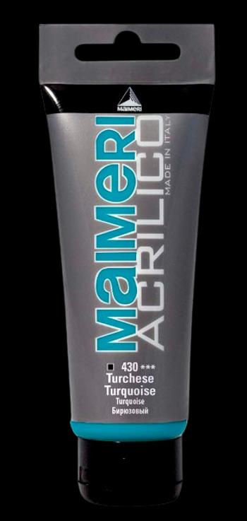 MAIMERI ACRILICO - Akrylové farby 430 - turquoise, 0,2 L