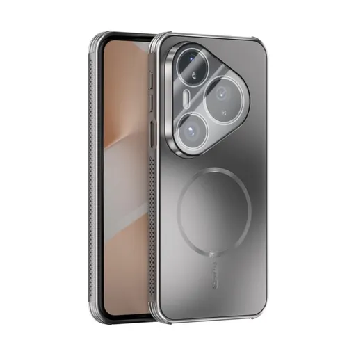 ABEEL FROSTED MAGSAFE Ochranný kryt Huawei Pura 80 Pro strieborný