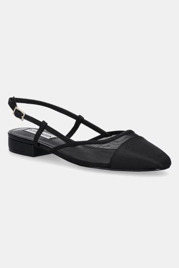 Baleríny Steve Madden Belinda-M čierna farba, s otvorenou pätou, SM11003766