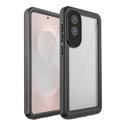 SOLID IP68 Obojstranný kryt pre Samsung Galaxy S25 Edge čierny