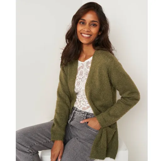 Dlhý sveter s vlasom