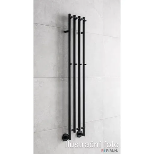 P.M.H. Mona sušiak uterákov elektrický 153,3x33,1 cm čierná MO13311533BK