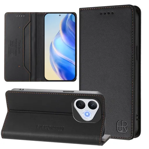 RINA Zaklápacie puzdro pre Honor 400 Lite čierne