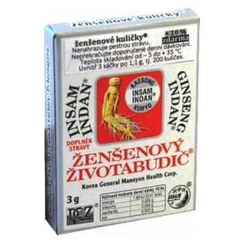 DR.DROZDEN Ženšenový životabudič K.K.Insam Indan 200 guličiek