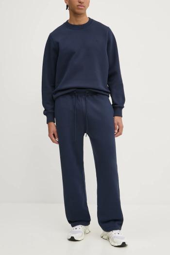 Tepláky Abercrombie & Fitch tmavomodrá farba, jednofarebné, KI134-4100