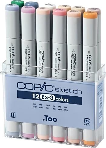 Copic Sketch Fixky Ex Set 3 12 ks