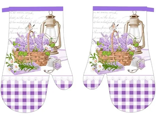 MAKRO - Chňapka kuchynská Levanduľa košík II. 2ks