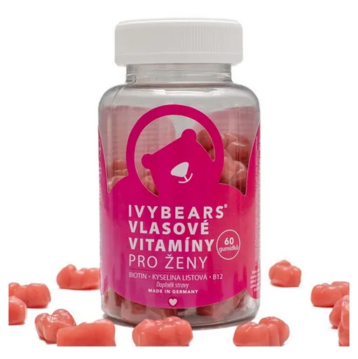IVYBEARS Vlasové vitamíny pre ženy 60 kusov