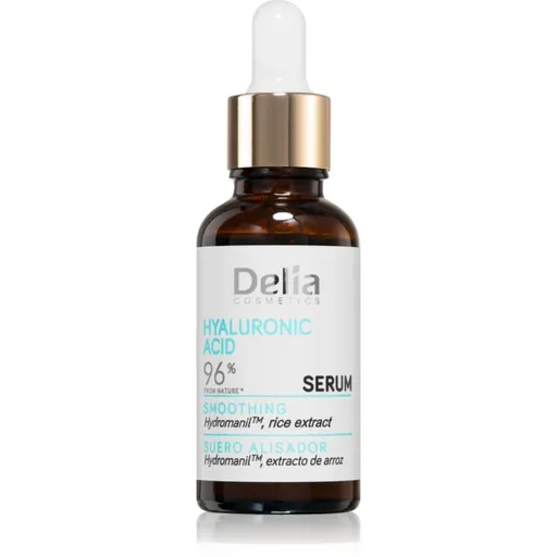 Delia Cosmetics Hyaluronic Acid vyhladzujúce sérum na tvár 30 ml