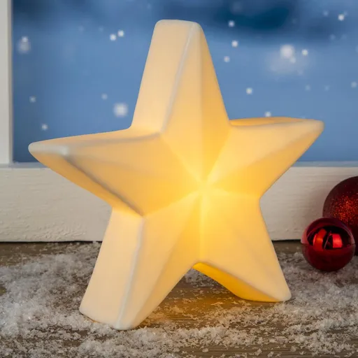 Haushalt international Porcelánová světelná hvězda