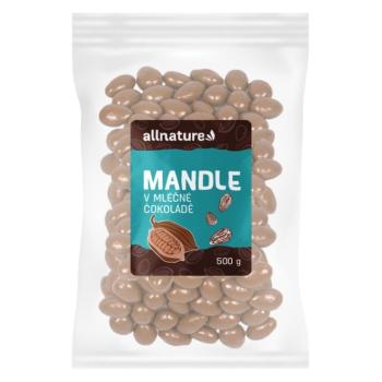 ALLNATURE Mandle v mliečnej čokoláde 500 g