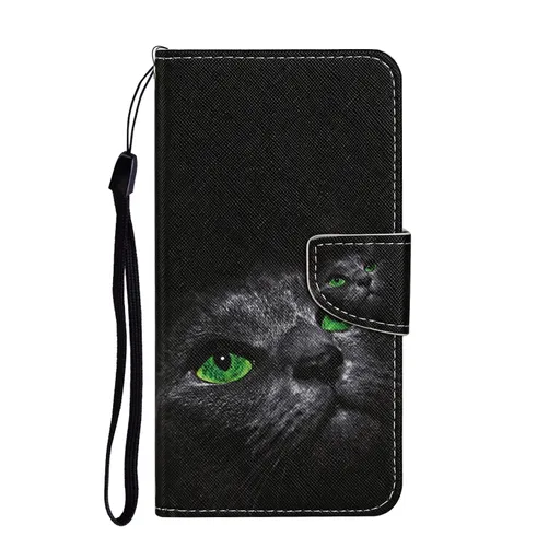 ART Peňaženkový kryt pre Samsung Galaxy A06 BLACK CAT