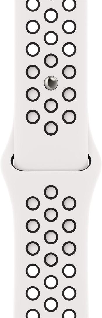 Szíj Apple Watch 45 mm Nike sport szíj - hegycsúcsfehér-fekete
