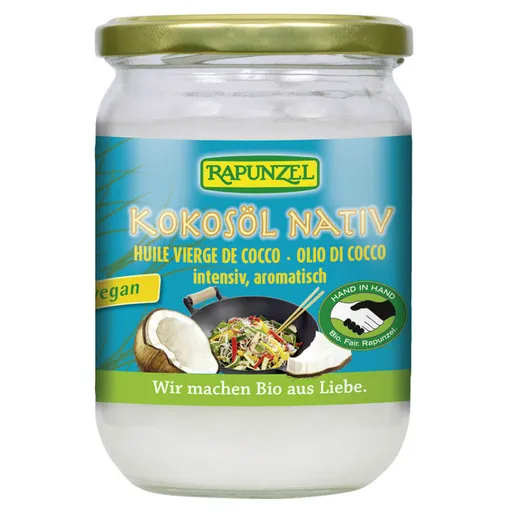 Kokosový olej nerafinovaný Rapunzel 400g-BIO