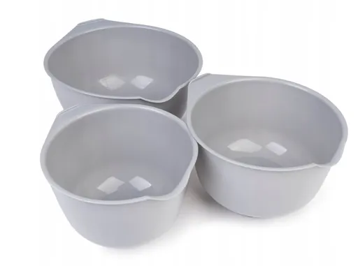 CURVER Set 3 šľahacích mís | sivá