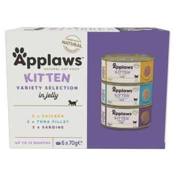 APPLAWS Kitten MultiPack konzervy pre mačiatka 6x70 g