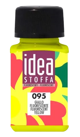 MAIMERI IDEA STOFFA - Farby na textil 095 - fluorescent yellow, 60 ml