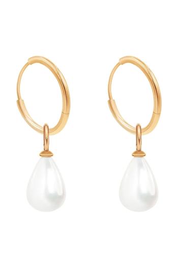 Pozlátené náušnice Lilou Pearls A03/MARKET/ANS/223