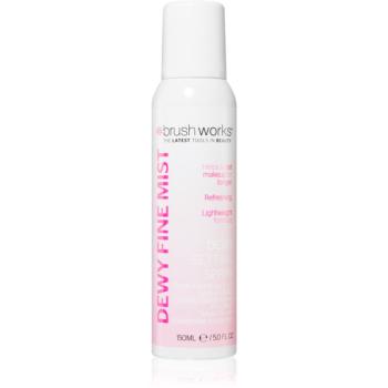 Brushworks Dewy Fine Mist fixačný sprej na make-up 150 ml