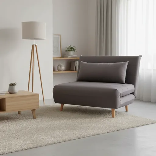 Signal Rozkladacie kreslo SPIKE VELVET | tmavosivá