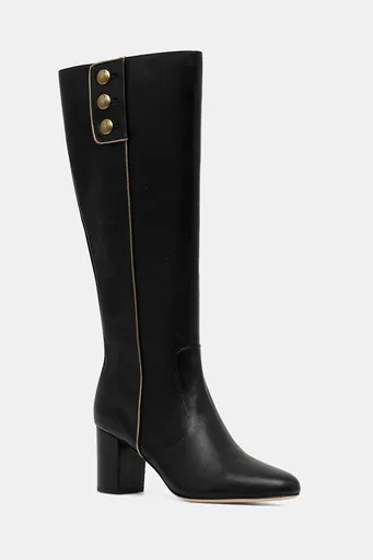 Kožené čižmy Lauren Ralph Lauren Kenndi Tl Hl