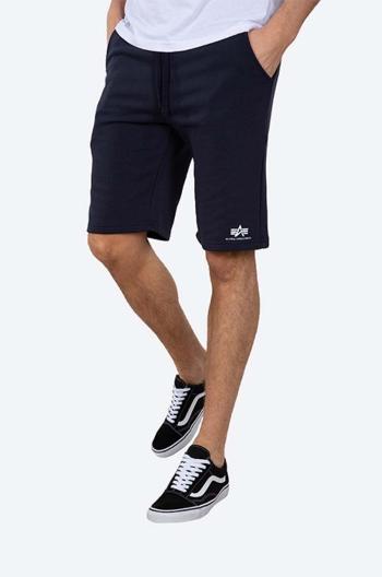 Šortky Alpha Industries Basic 116363.07-navy, pánske, tmavomodrá farba