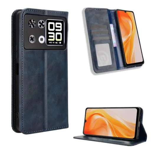 BUSINESS Peňaženkový kryt pre Cubot P90 modrý