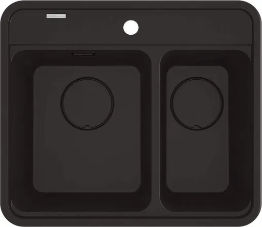 DEANTE DEANTE - Momi čierny Granitový drez, 1.5-miska ZKM_N503