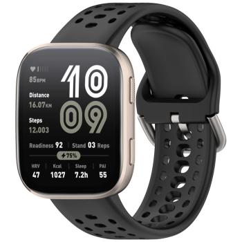 AIRY Silikónový remienok pre Amazfit Bip 6 čierny