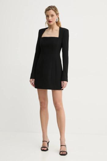 Šaty A.L.C. Ella čierna farba, mini, rovný strih, 6DRES02484