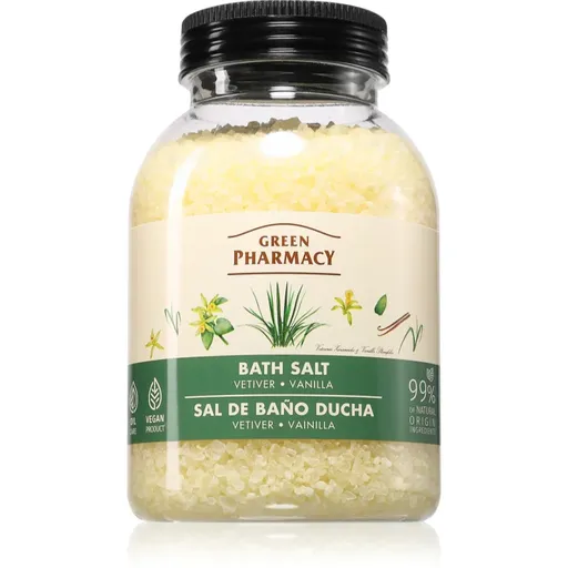 Green Pharmacy Vetiver & Vanilla Bath Salt relaxačná soľ do kúpeľa 1000 g