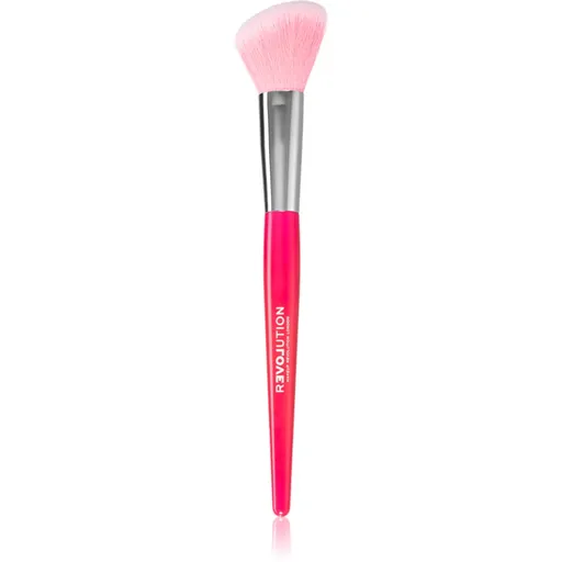 Revolution Relove Brush Queen skosený štetec na púder a bronzer 1 ks
