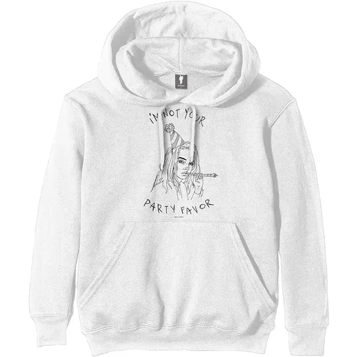 Billie Eilish mikina Party Favor Biela 3XL