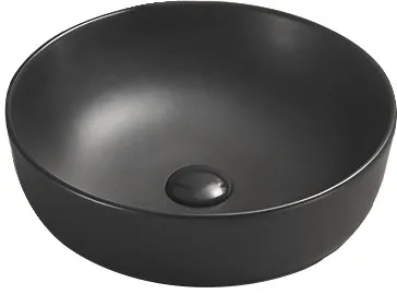 MEXEN - Laná umývadlo na dosku 41 x 41, čierna mat 22234185
