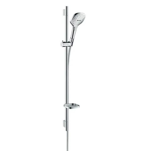 Sprchový set Hansgrohe Raindance Select E s mydlovničkou biela/chróm 26623400