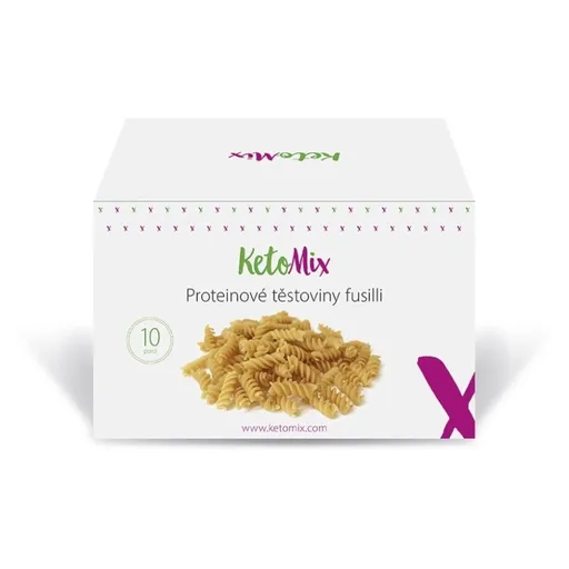 KETOMIX Proteínové cestoviny fusilli 10 x 50 g