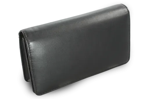 Čierna pánska kožená dokladová etue 611-2057-60