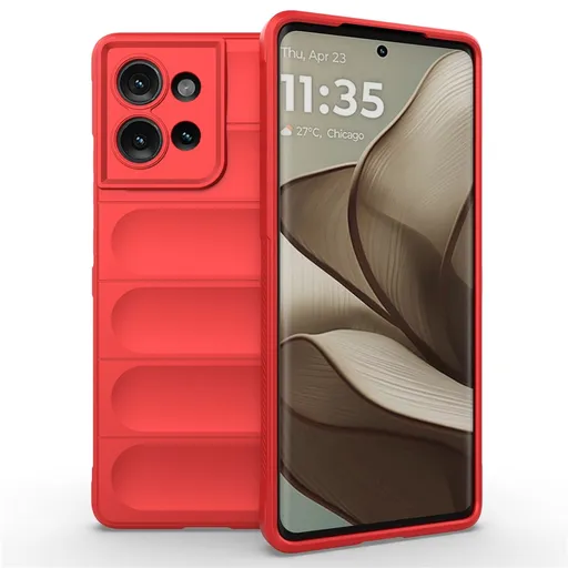 STEPS Ochranný kryt pre Motorola Edge 50 červený