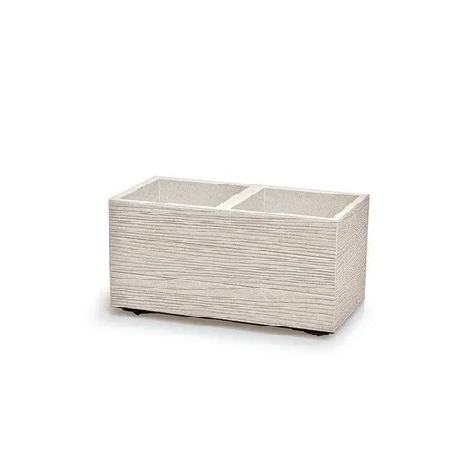 Kvetináč MADERA CASE ECO WOOD 77 cm, biela, M