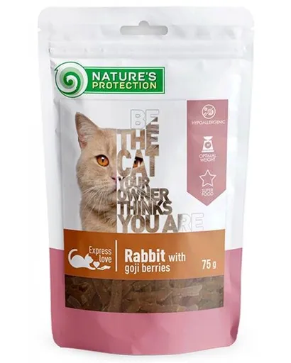 Natures Protection Snack cat rabbit with goji berries 75 g