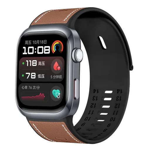 HYBRID BAND 3PCS Vymeniteľný remienok pre Huawei Watch D2 hnedý